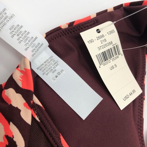 Offline by Aerie Leopard Print Goals Plunge Sports Bra Medium Support Size S - Picture 4 of 4